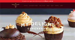 Desktop Screenshot of mydelightcupcakery.com