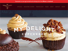 Tablet Screenshot of mydelightcupcakery.com